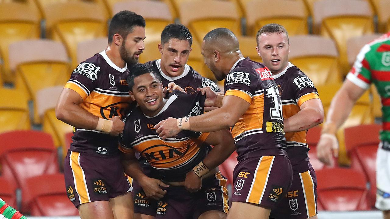 The Broncos kick off their season against the Eels at Suncorp Stadium. (Photo by Jono Searle/Getty Images)