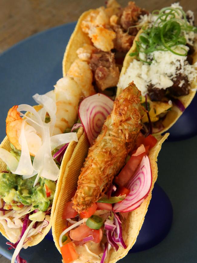 Taco varieties from El Topo. Pic: Angelo Velardo/AAP Image