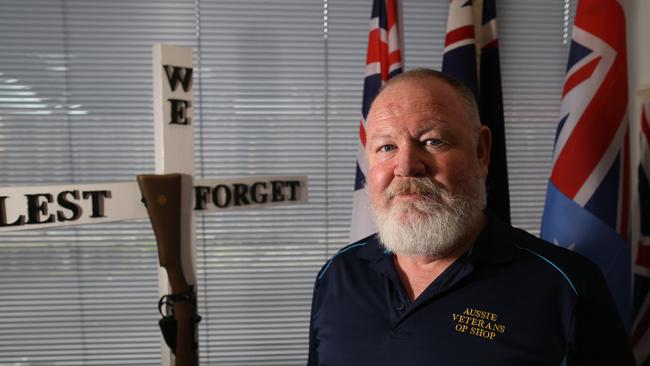 Mick Quinn has started a new centre in Boronia to support war veterans. Picture: Stuart Milligan