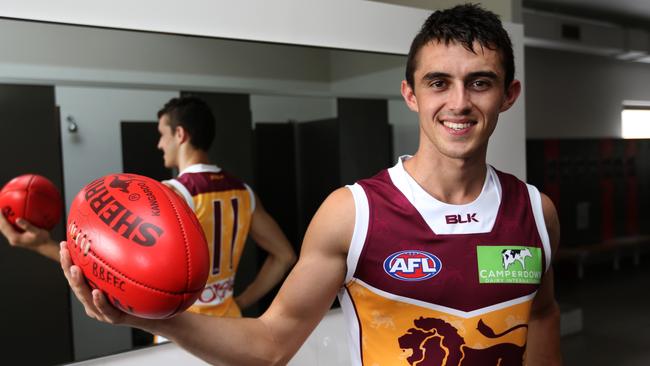 Cian Hanley will spend another year with Brisbane. Picture: Annette Dew