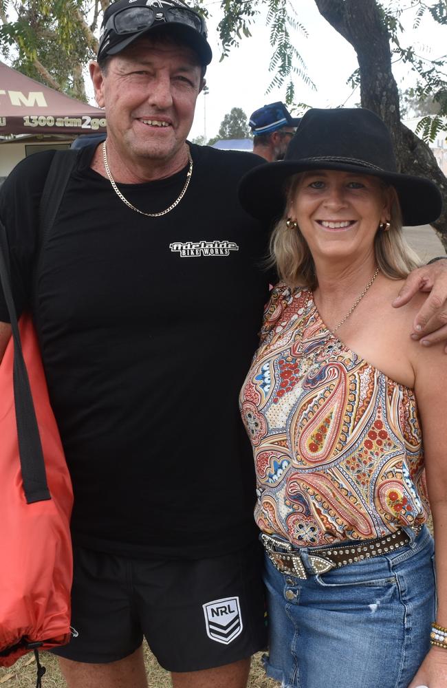Georgia and Ross Burton at CMC Rocks 2024. Picture: Aaron Goodwin