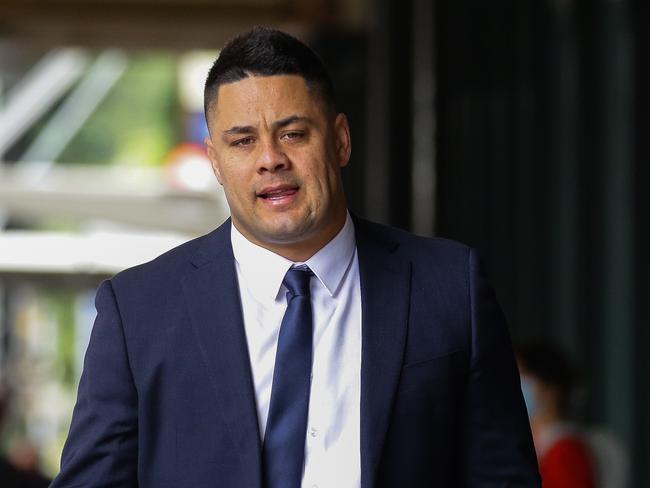 Jarryd Hayne has pleaded not guilty to sexually assaulting a woman inside her Newcastle home on grand final night in 2018. Picture: NCA NewsWire/Gaye Gerard.