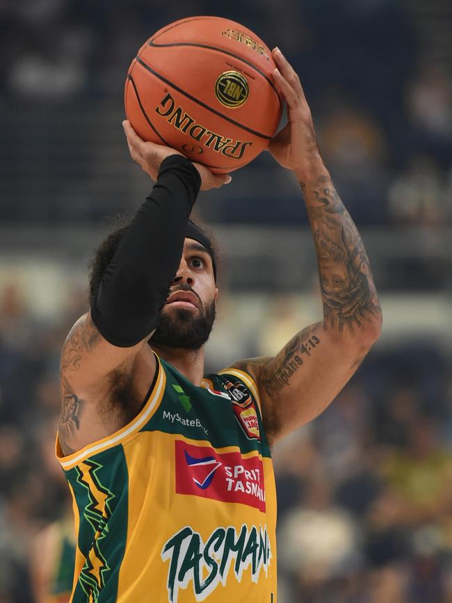 Crawford was the leading point scorer in Turkey and was attracted to the club ethos of the JackJumpers. Picture: Matt Roberts/Getty Images for NBL