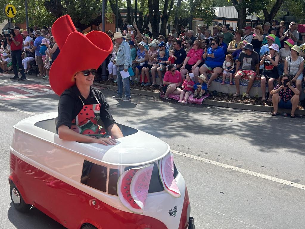 Thousands were in attendance at the Melon Fest parade