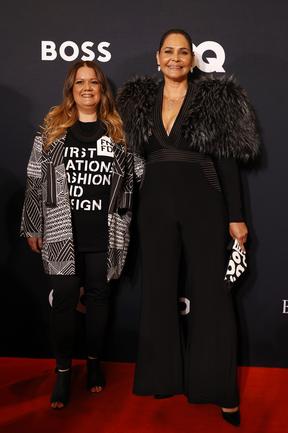 Elaine George Tegan Cowlishaw at the GQ Men of the Year at Crown Sydney. Picture: Jonathan Ng