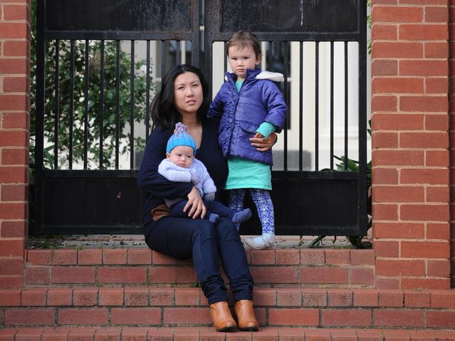 Anh Mai with her children Emma and Marcus.