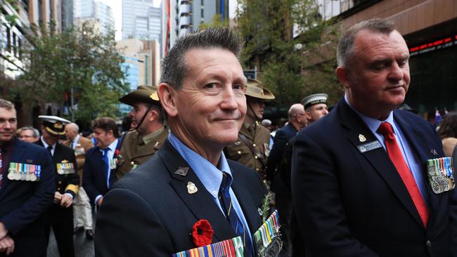 Mick Leayr and Shaun Parren, who served in Afghanistan. Picture: John Feder