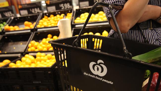 A man who allegedly threatened a female Woolworths employee at knifepoint in Sydney’s southwest has been charged. Picture: Jodie Richter.