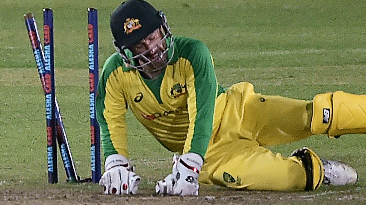 Australia's captain Matthew Wade struggled to find the good news.