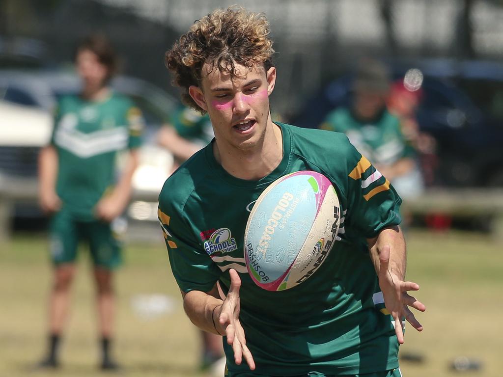 Iona College V Pine Rivers State High at the 2024 Gold Coast Titans All Schools Touch Football Picture: Glenn Campbell