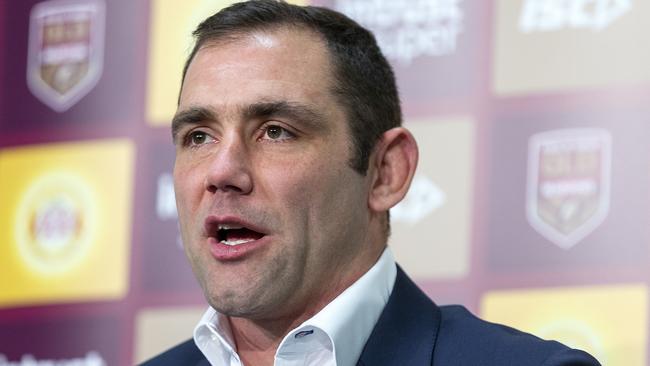 Cameron Smith announces his rep retirement. (AAP Image/Daniel Pockett)