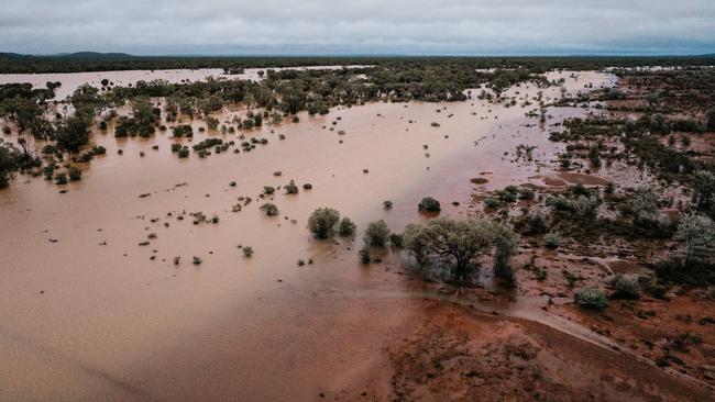Flooding at Quilpie. Picture: Lauran Gilligan