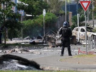 Pro-independence riots have broken out in New Caledonia. Picture: X