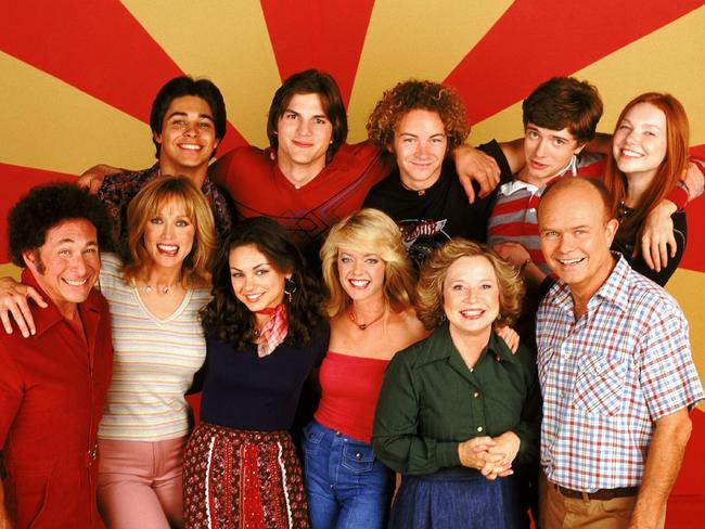 The cast of That 70s Show. Picture: Supplied