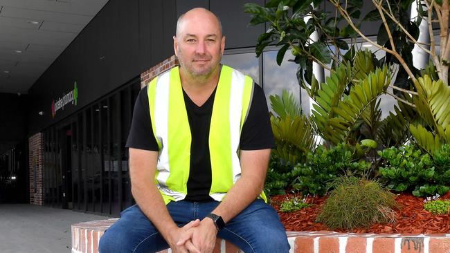 Robert Comiskey at the new $40M shopping centre and community club development at Burpengary. Photo: John Gass