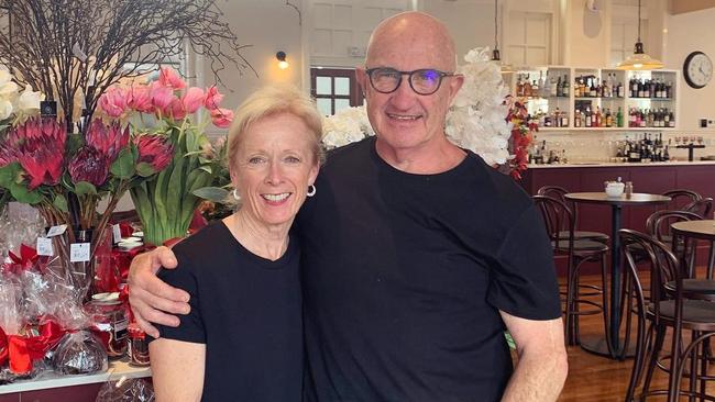 The Roses Cafe owners Michael and Carol Rose. Picture: Sammy Rose/The Roses Cafe Instagram