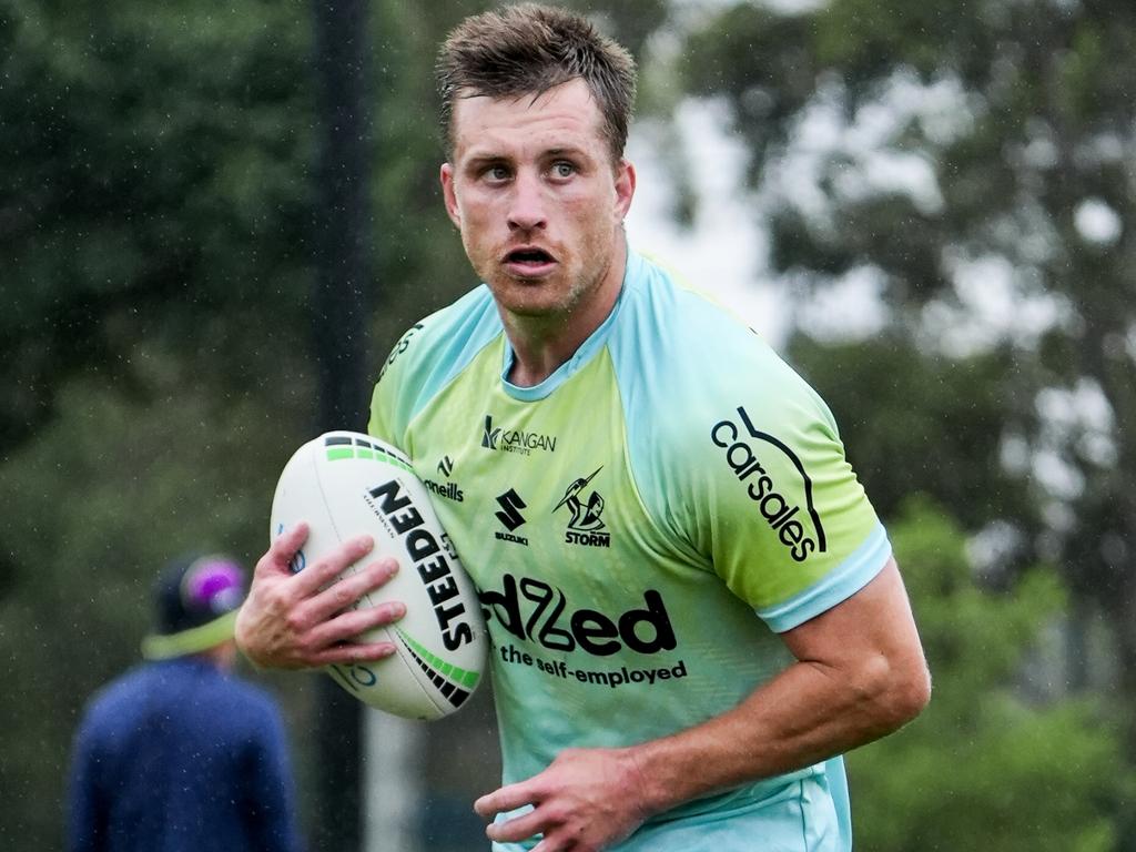 Cameron Munster will have until the 11th hour to be declared fit for tonight’s game. Picture: Melbourne Storm