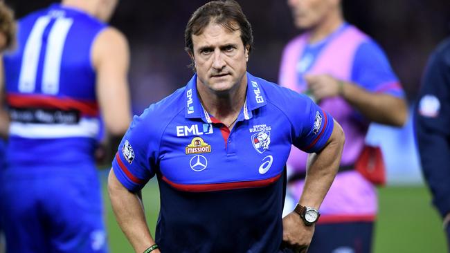 Western Bulldogs coach Luke Beveridge.