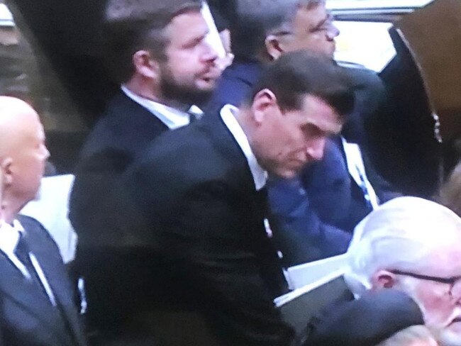 Ben Roberts-Smith at Queen Elizabeth II's funeral.