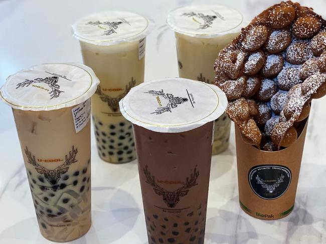 Ucool offer delicious bubble tea flavours as well as bubble waffles. Picture: Facebook