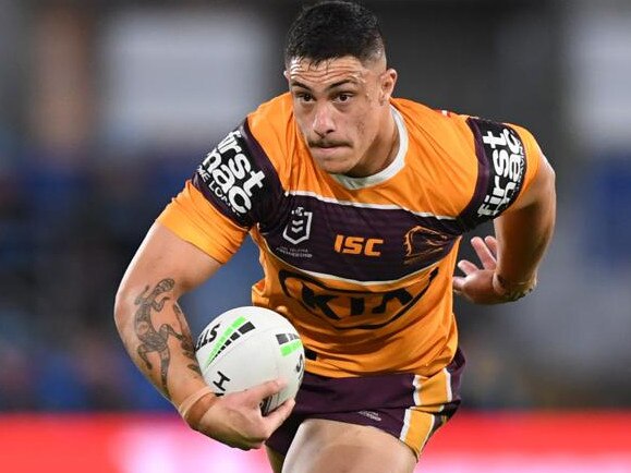 Kotoni Staggs 2020 NRL Round 18 - Gold Coast Titans v Brisbane Broncos, Cbus Super Stadium, 2020-09-12. Digital image by Scott Davis � NRL Photos
