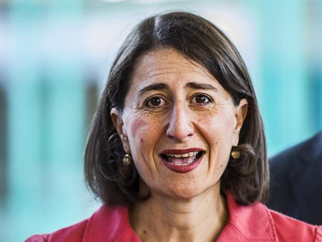 Premier Gladys Berejiklian speaks at a press conference about the unveiling of a revolutionary new Ôpop up schoolÕ solution to house Ultimo Public School students while their former school site is redeveloped into a new cutting edge educational facility. Pic Jenny Evans