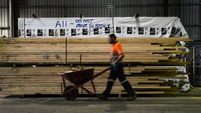 Australian Sustainable Hardwoods former mill at Heyfield. Photo: Dannika Bonser