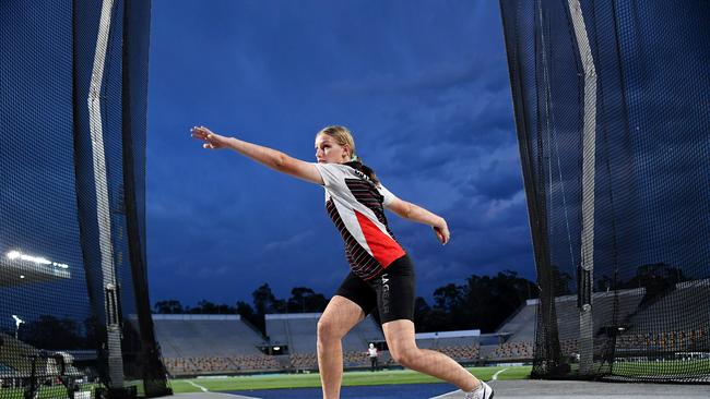 The Queensland All Schools track and field championships at QSAC. Picture, John Gass