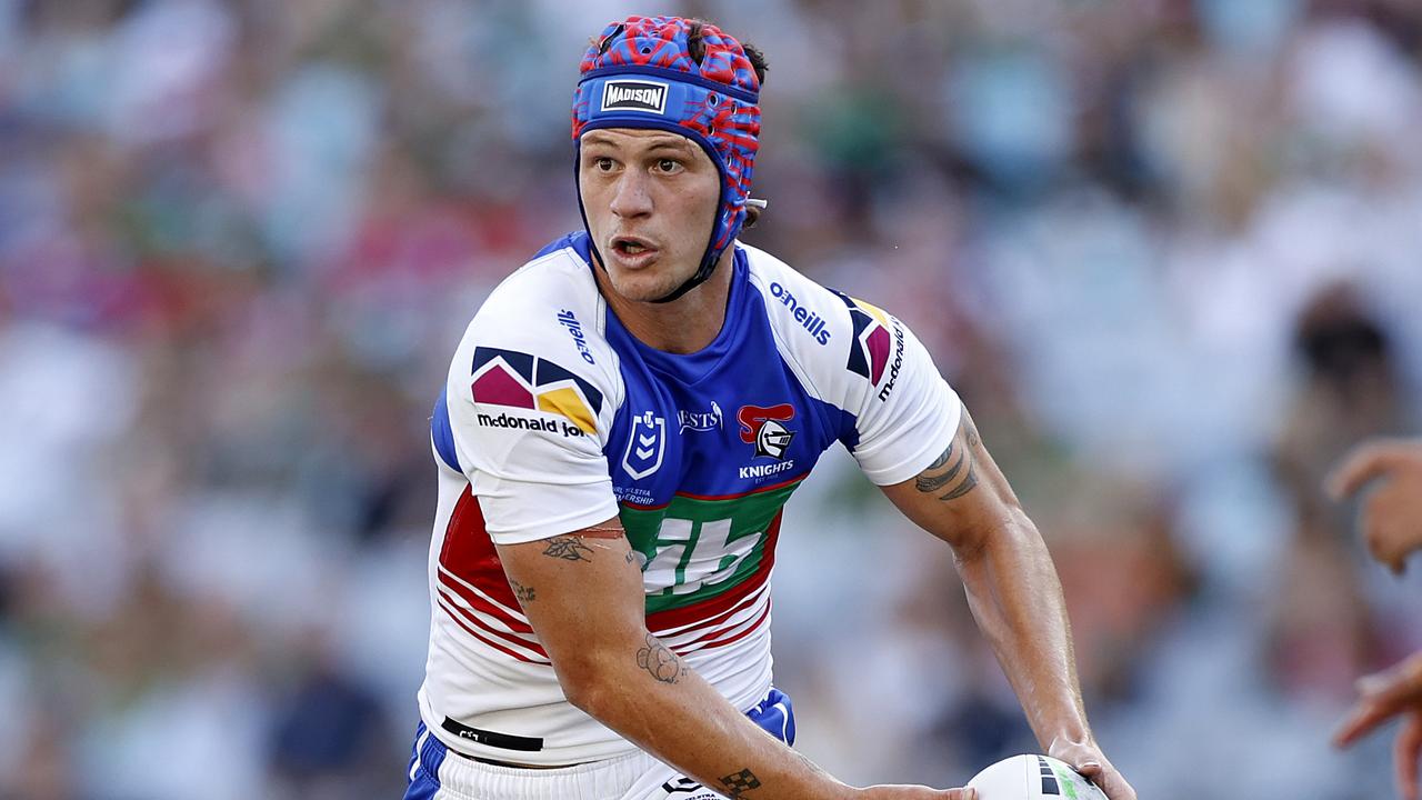 Kalyn Ponga is edging closer to a return for the Knights after a shoulder injury. Picture: Phil Hillyard