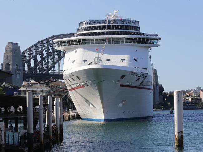 Ship tour of the latest passenger ship in Sydney - the Carnival Legend.. Photo: Bob Barker.