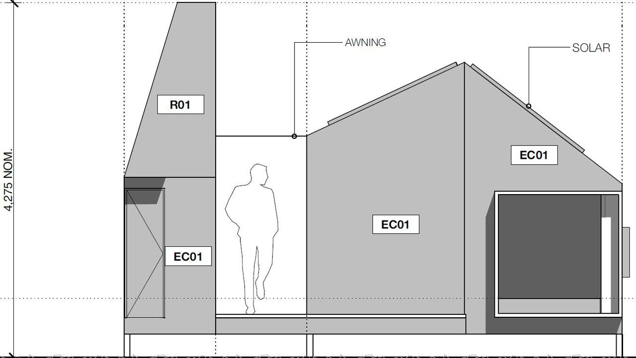 Images from the development application for a standing camp on Halls Island on Lake Malbena.