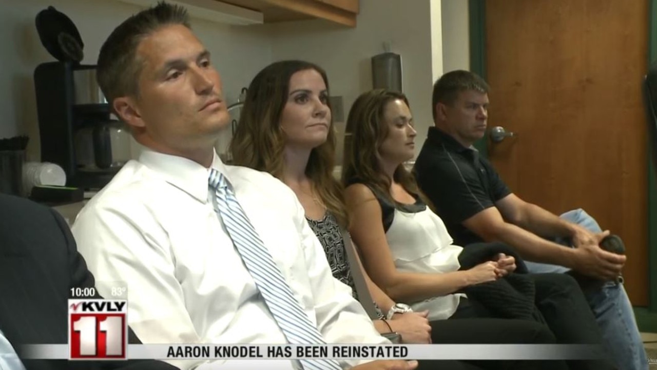 Aaron Knodel was later acquitted. Picture: KVLY11