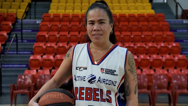 Uni Rebels captain Chantelle Lee was strong in the paint last time out against Uni Rebels. Picture: Glenn Campbell.