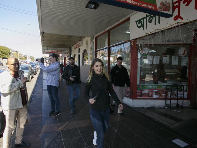 Police said locals found Haldon St safe to walk around. Picture: Tim Pascoe