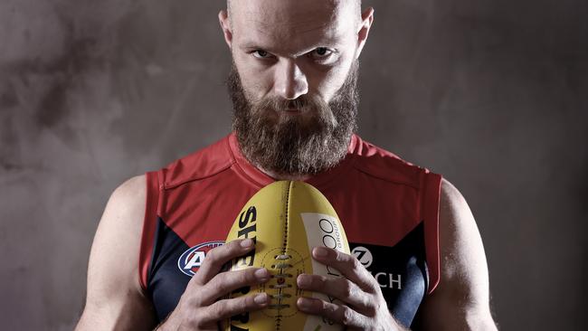 Could Max Gawn be the difference for Melbourne? Picture: Michael Klein