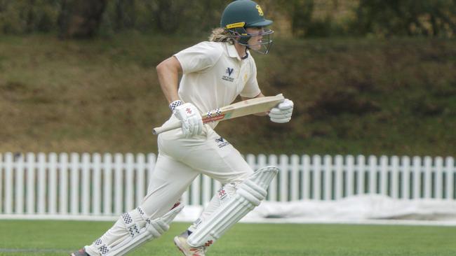 Premier: Tearan Gleeson sets off for a run for Northcote. Picture: Valeriu Campan