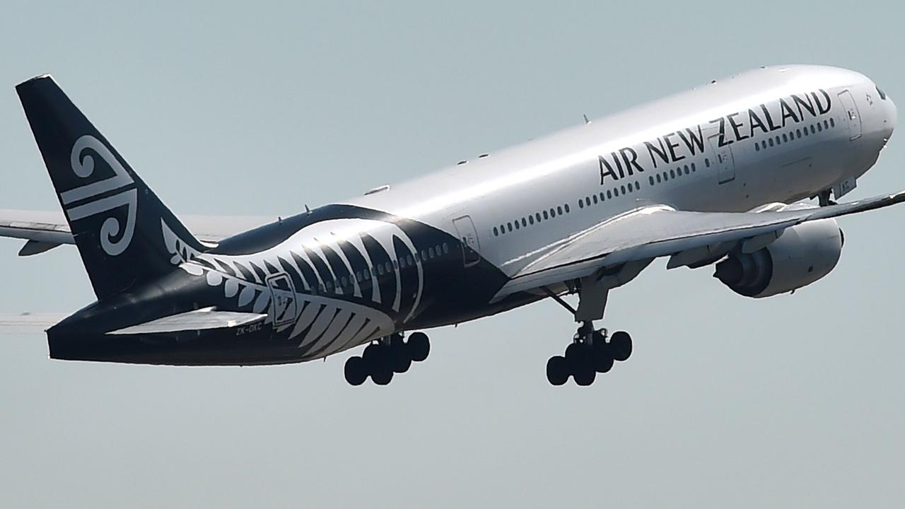 Flights between Australia and New Zealand are at least six months away, the boss of Air New Zealand says. Picture: AFP / Peter Parks