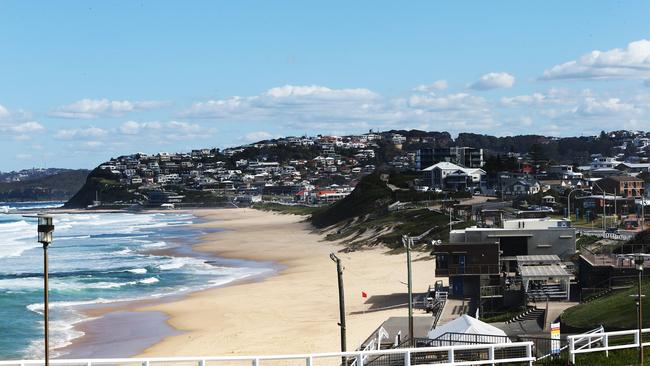 Some of the many beaches on the Newcastle coastal walk. Picture: AAP