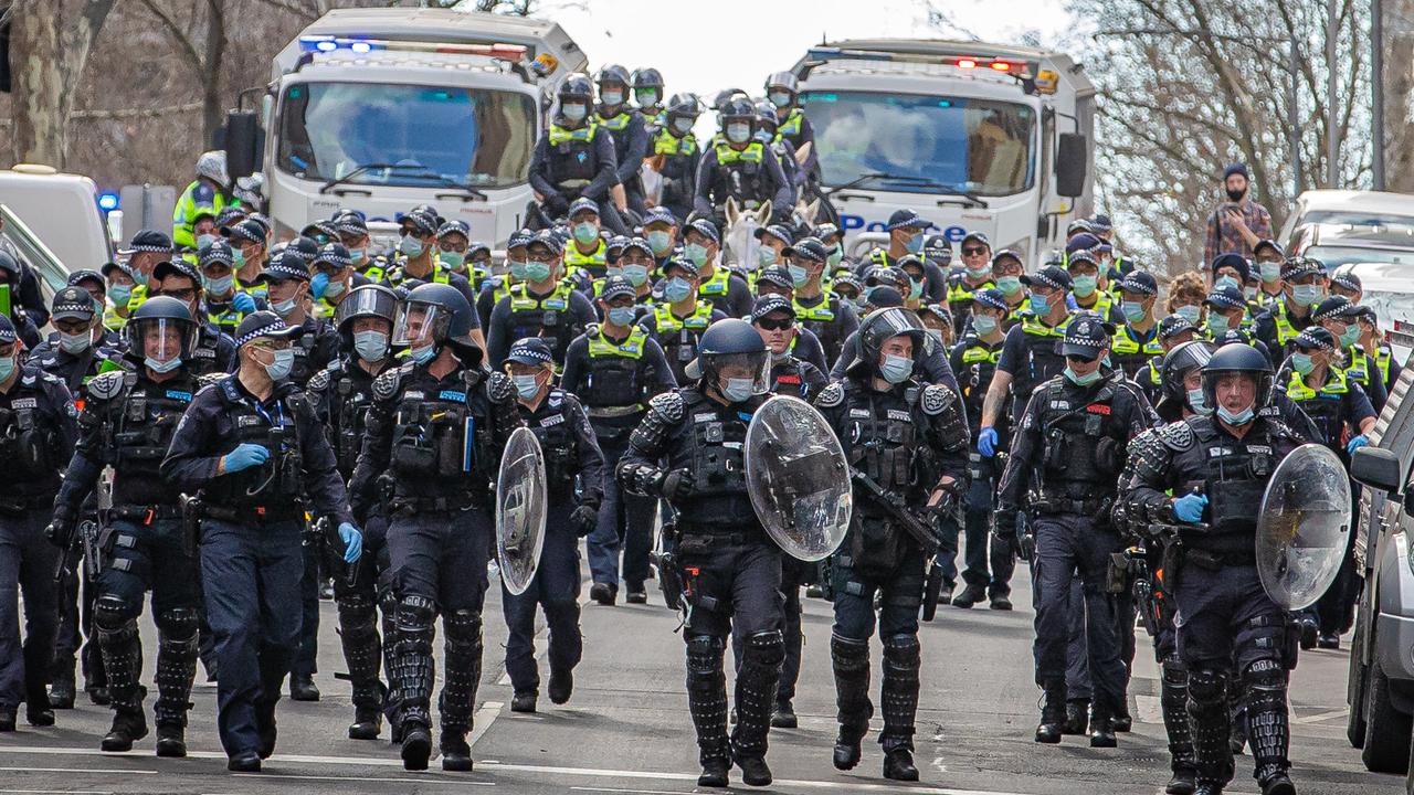 Staggering Cost Of Policing Anti-lockdown Protests | Herald Sun