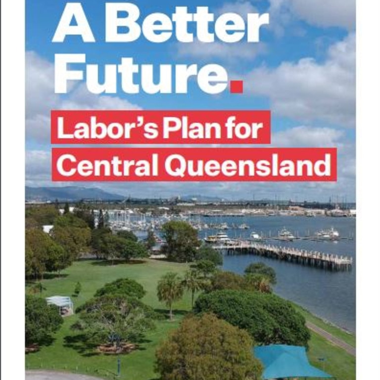 Labor's plan for Central Queensland. Picture: Supplied.