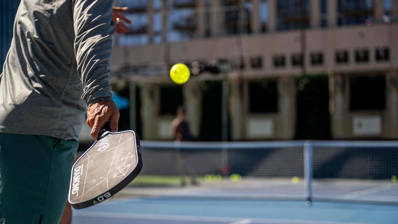 Pickleball workouts surpassing tennis sessions for the very first time, according to Apple research. Picture: AFP