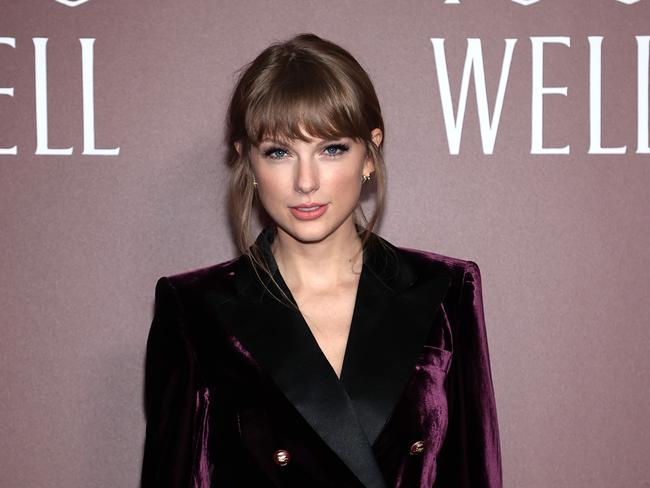 Taylor Swift at the All Too Well short film premiere in New York. Picture: Dimitrios Kambouris/Getty Images/AFP.