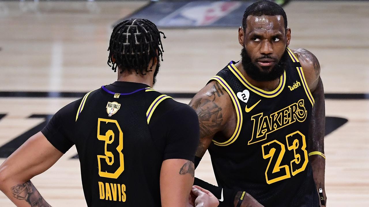 LeBron James, Anthony Davis and the Lakers could be heading for the play-in tournament. Douglas P. DeFelice/Getty Images/AFP