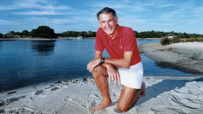 Ron Clarke at Couran Cove in 1996.