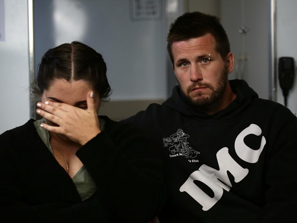 Cleo Smith’s mother Ellie Smith and her partner Jake Gliddon have spoken about her disappearance. Picture: Supplied by ABC News/James Carmody