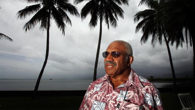 Former military strongman and newly elected Fijian PM Sitiveni Rabuka was once forced to sell coconuts to support his family when stripped of his pension by arch rival and then-prime minister Frank Bainimarama.