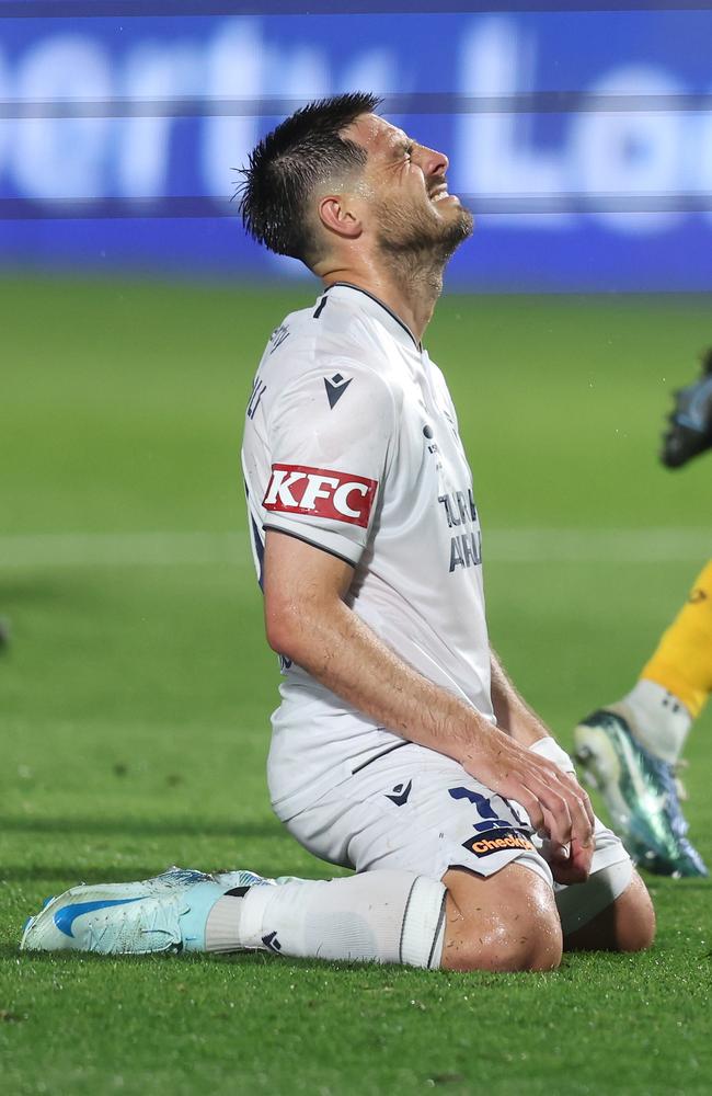 Bruno Fornaroli was on the outer at Victory. Picture: Getty Images