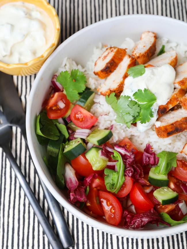 The app includes a meal planner and recipes such as this Tandoori Chicken. Picture: Supplied