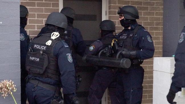 The 42 search warrants were carried out across the city, in suburbs including Penrith, Punchbowl, Brighton Le Sands, Greenacre and Cabramatta. Picture: NSW Police