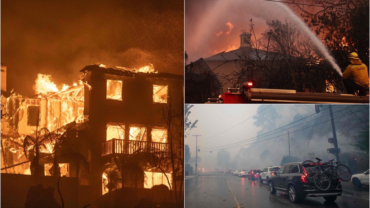 Two dead, 70,000 ordered to evacuate as Los Angeles bushfires in ...